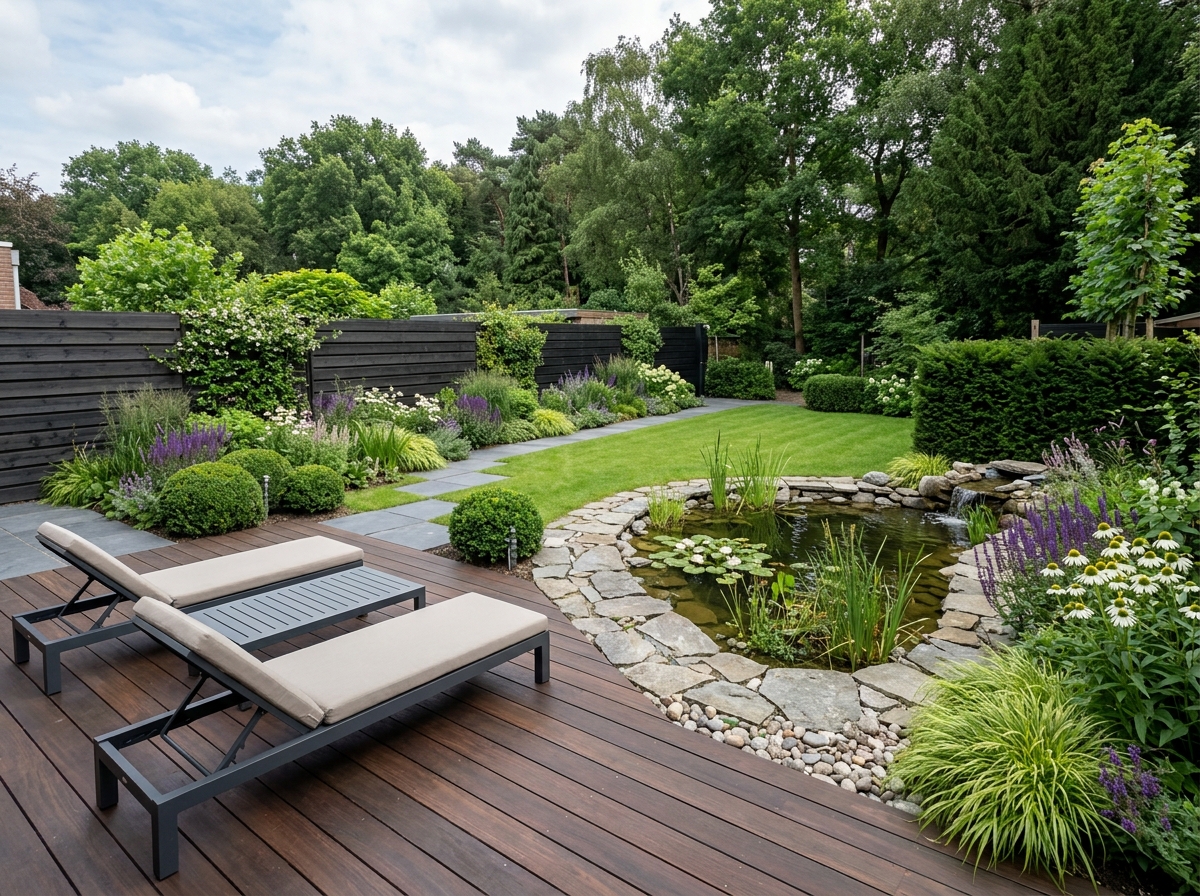 Tuin na de renovatie